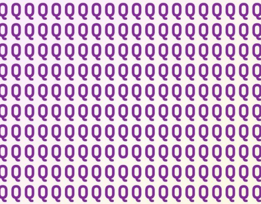 Quebra-cabeça visual: você consegue encontrar a letra desigual em 10 segundos?