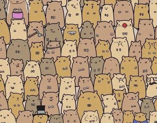 Enigma para sua visão: encontre a batata entre os roedores em 10 segundos.